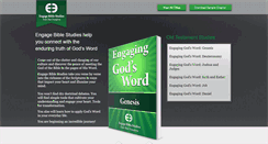 Desktop Screenshot of engagebiblestudies.com